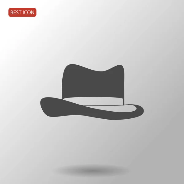 Black hat icon — Stock Vector