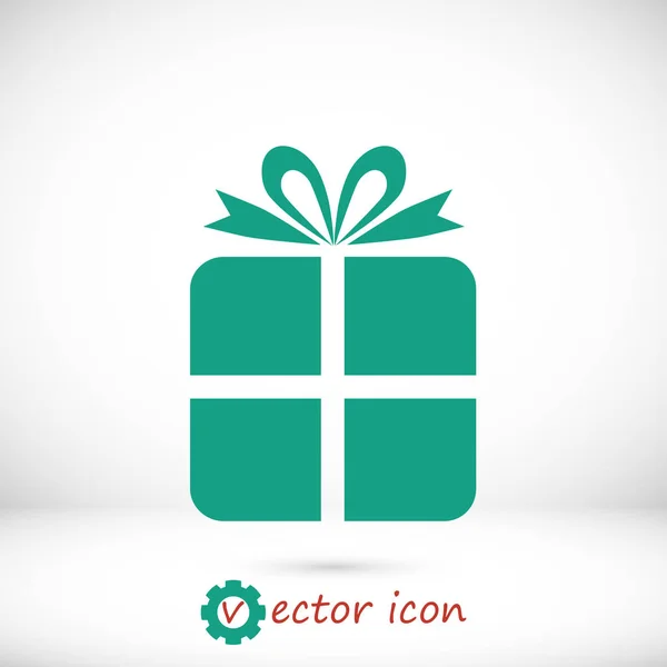 Icône cadeau vacances — Image vectorielle