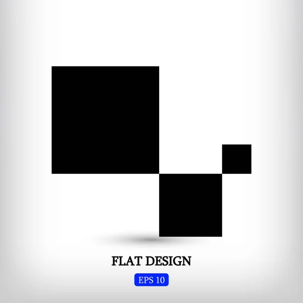 Icône cubes illustration — Image vectorielle