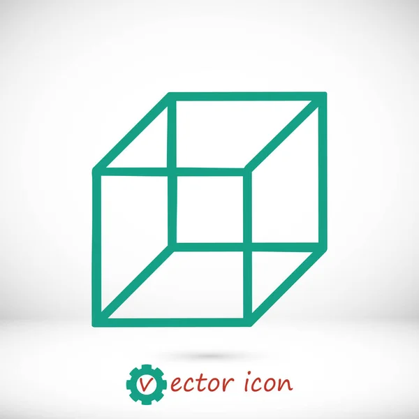 Icono de línea de cubo — Archivo Imágenes Vectoriales