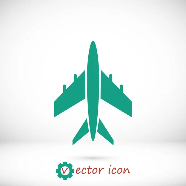Дизайн значка самолета — стоковый вектор