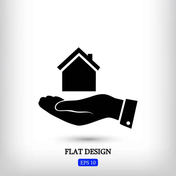 Design do ícone Home — Vetor de Stock