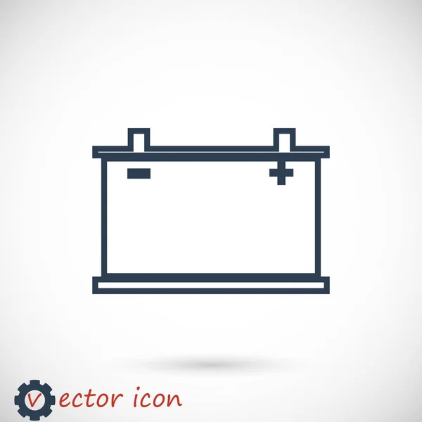 Ilustración del icono de batería — Vector de stock