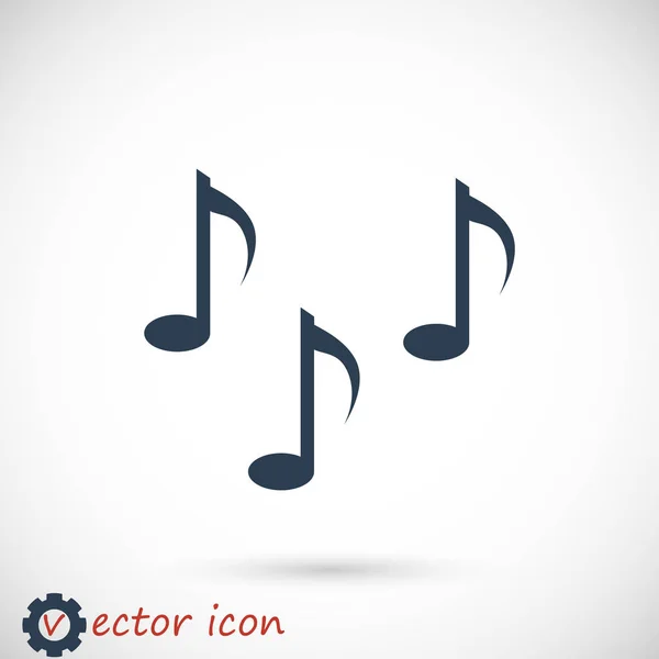 Music notes icon — стоковый вектор