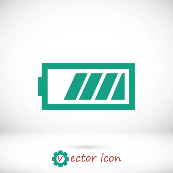 Ilustración del icono de batería — Vector de stock