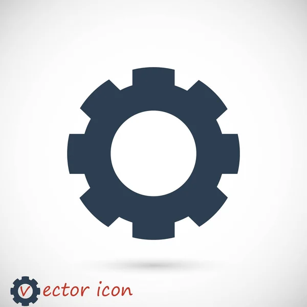 Gear icon illustration — Stock Vector