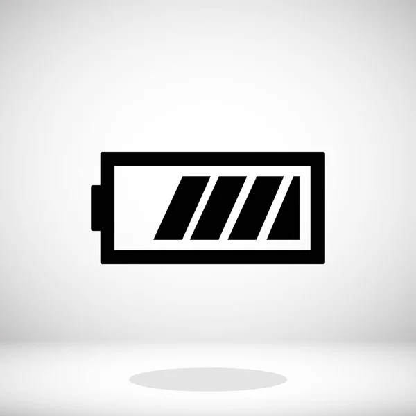 Batterij pictogram illustratie — Stockvector