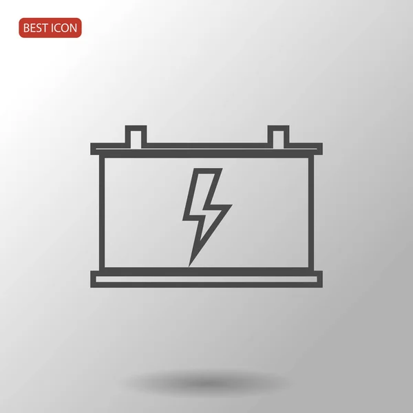 Autobatterie-Symbol — Stockvektor