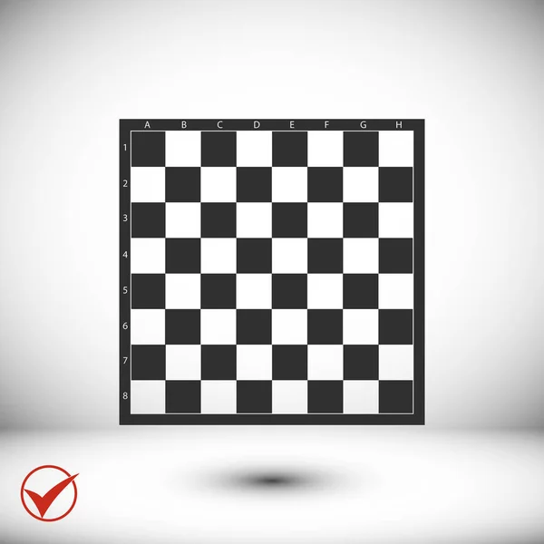 Ícone de mesa de xadrez — Vetor de Stock