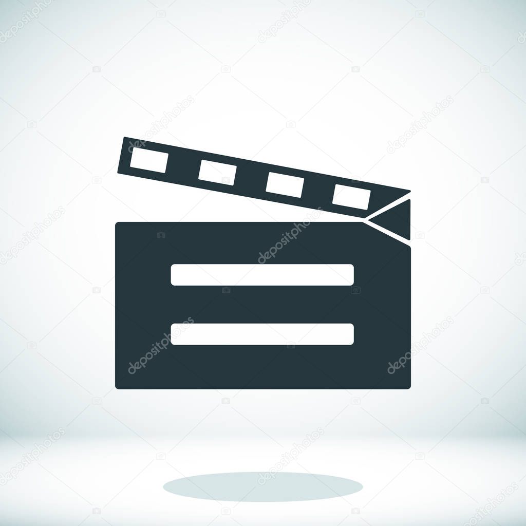 Black video icon