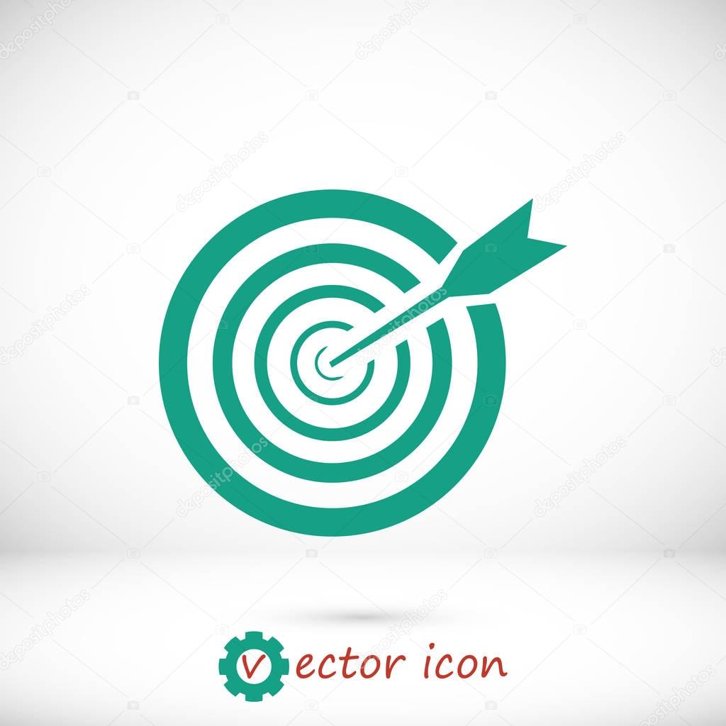 Green aim icon