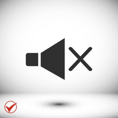 siyah hoparlör simgesi