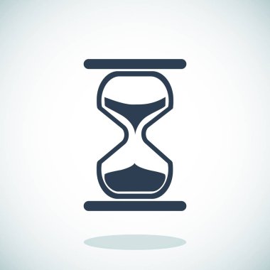 Siyah kum saati simgesi