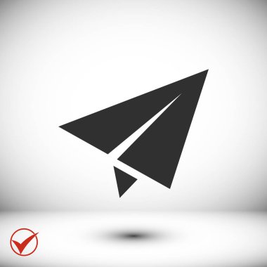 kağıt düzlem simgesi