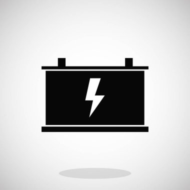 Pil simgesi illüstrasyon