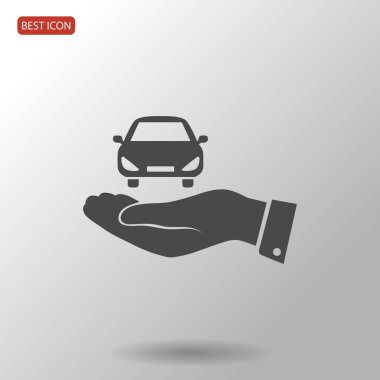 Araç simgesine illüstrasyon