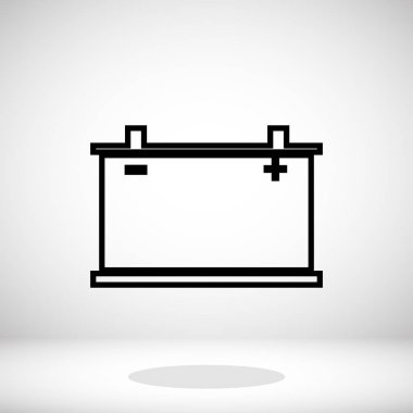 Pil simgesi illüstrasyon