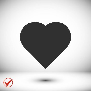 kalp simgesi illüstrasyon