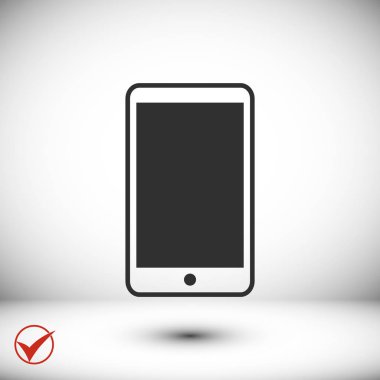 Telefon Düz Simgesi