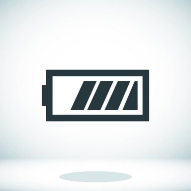 Pil simgesi illüstrasyon