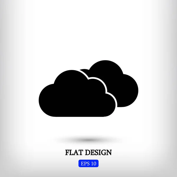 Weather flat icon — Stock Vector