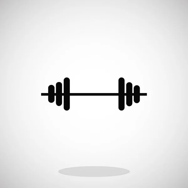 Dumbbells flat icon — Stock Vector