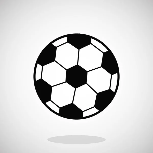 Icono de pelota de fútbol — Archivo Imágenes Vectoriales