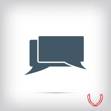 konuşma balonları simgesi