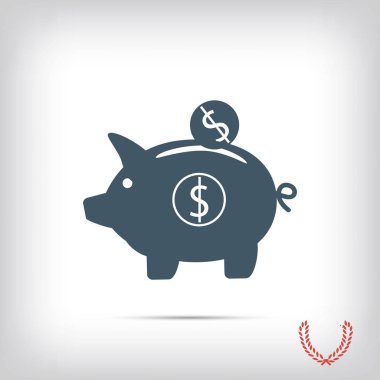 domuz banc vektör simgesi