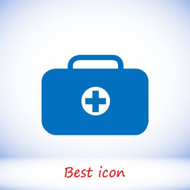 ilk yardım çantası simgesini