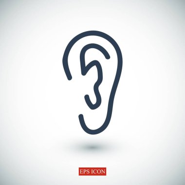 İnsan kulağının simgesi