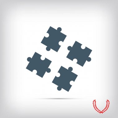 puzzle parçaları simgesi