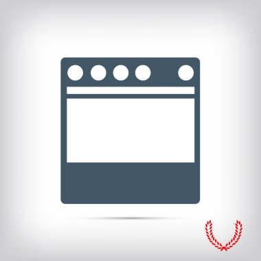 soba düz web simgesi