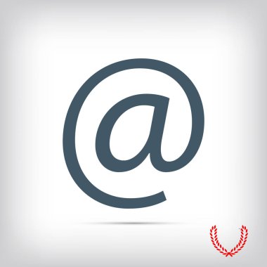 e-posta adresi simgesi