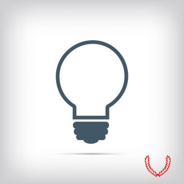 ampul vektör simgesi