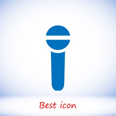 siyah mikrofon simgesi