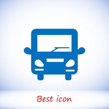 Mavi otobüs simgesi