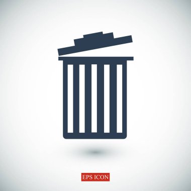 çöp kutusu simgesini