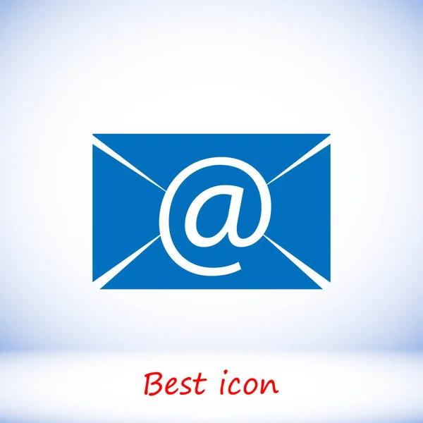 E-Mail-Nachricht flaches Symbol — Stockvektor