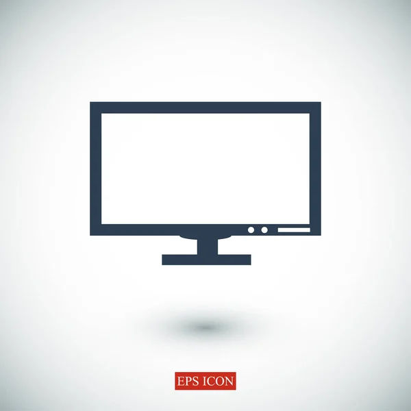 Pictograma do ícone do vetor de computador —  Vetores de Stock