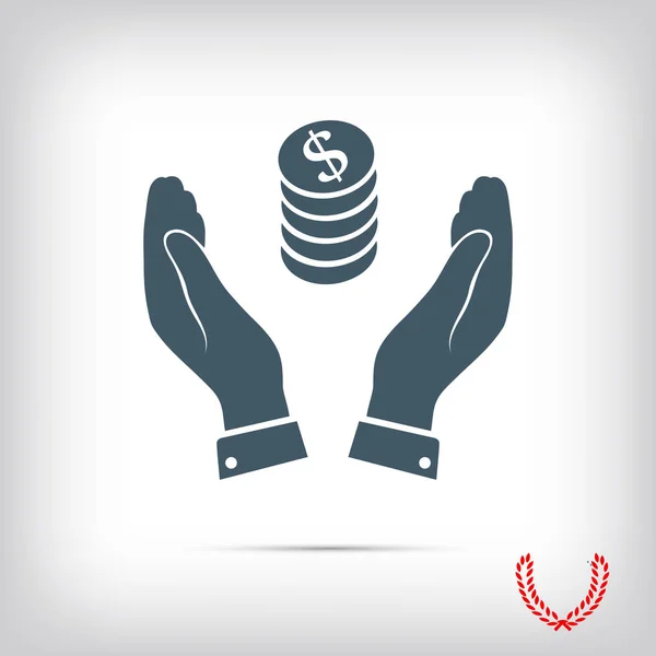 Geld concept pictogram — Stockvector
