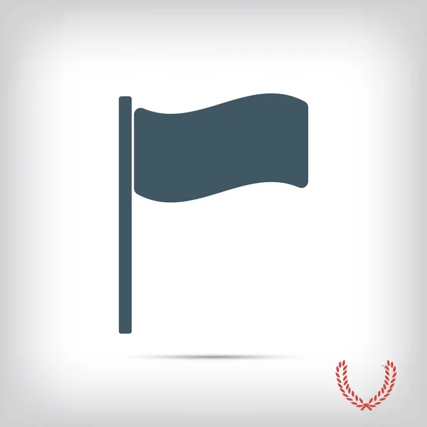 Bandera icono web — Vector de stock