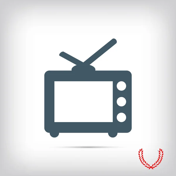Színes Tv ikon — Stock Vector