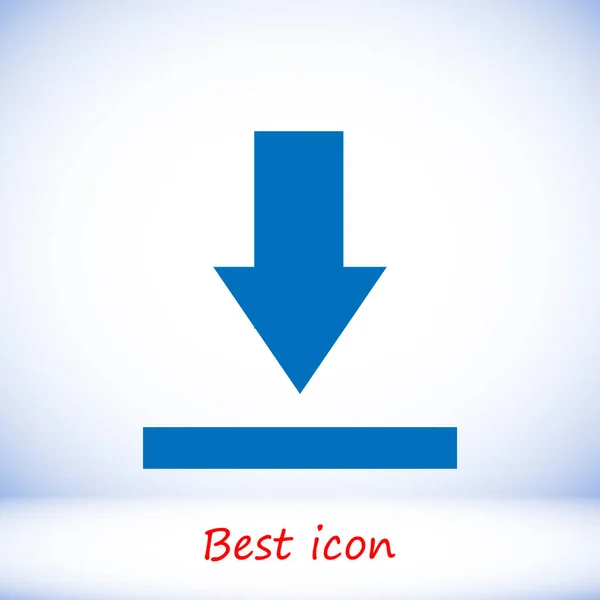 Mengunggah ikon tombol - Stok Vektor