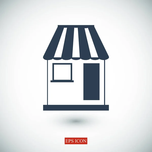 Icono vector tienda — Vector de stock