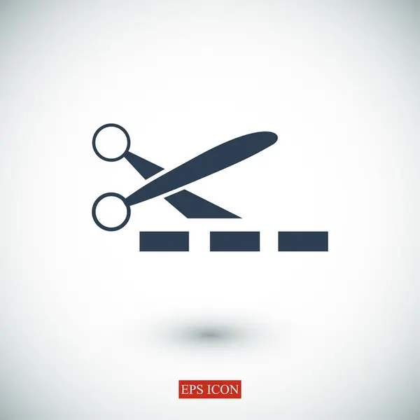 Scissors vector icon — Stock Vector