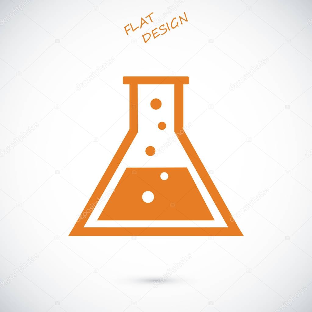 laboratory glass icon