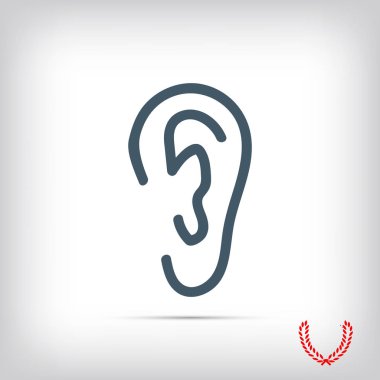 İnsan kulağının simgesi