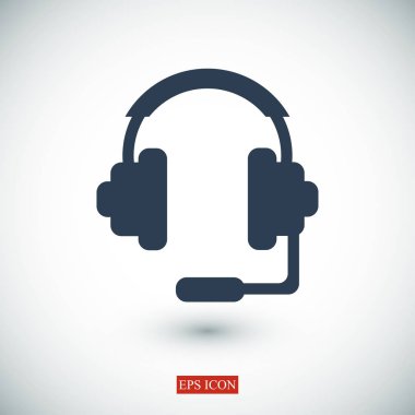 Renkli kulaklık simgesi