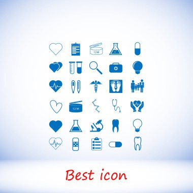 tıbbi simgeler ayarlandı